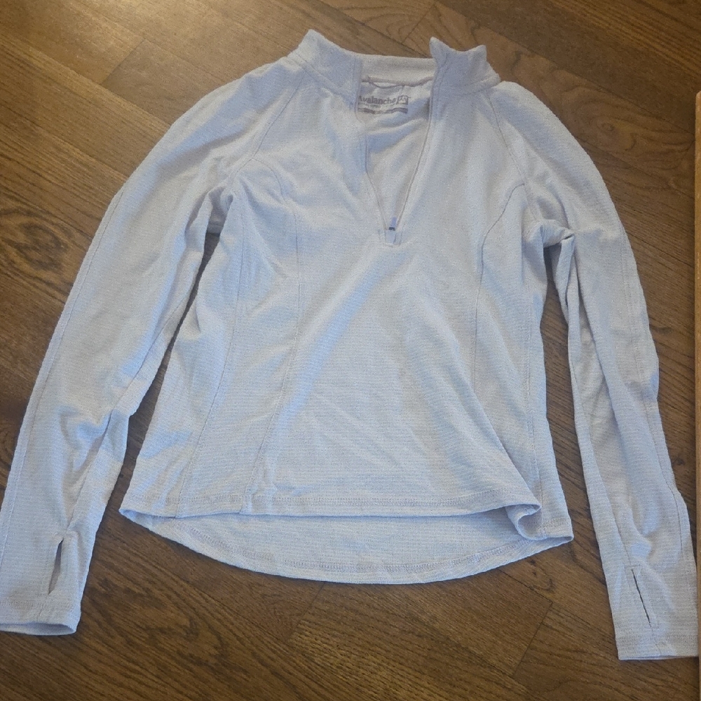 Avalanche Pastel Blue Quarter Zip Pullover